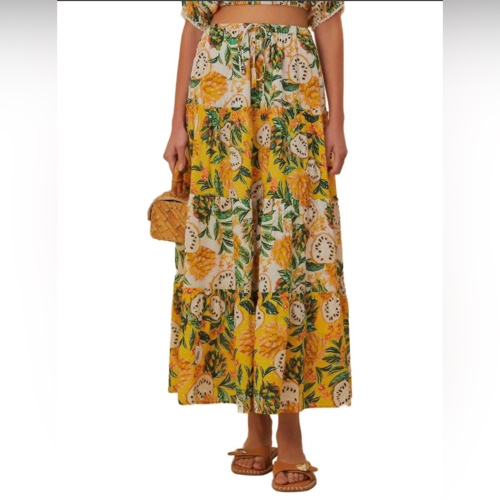 FARM Rio Tropical Print Maxi Skirt